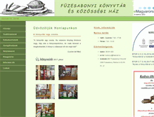 Tablet Screenshot of fuzeskonyvtar.hu